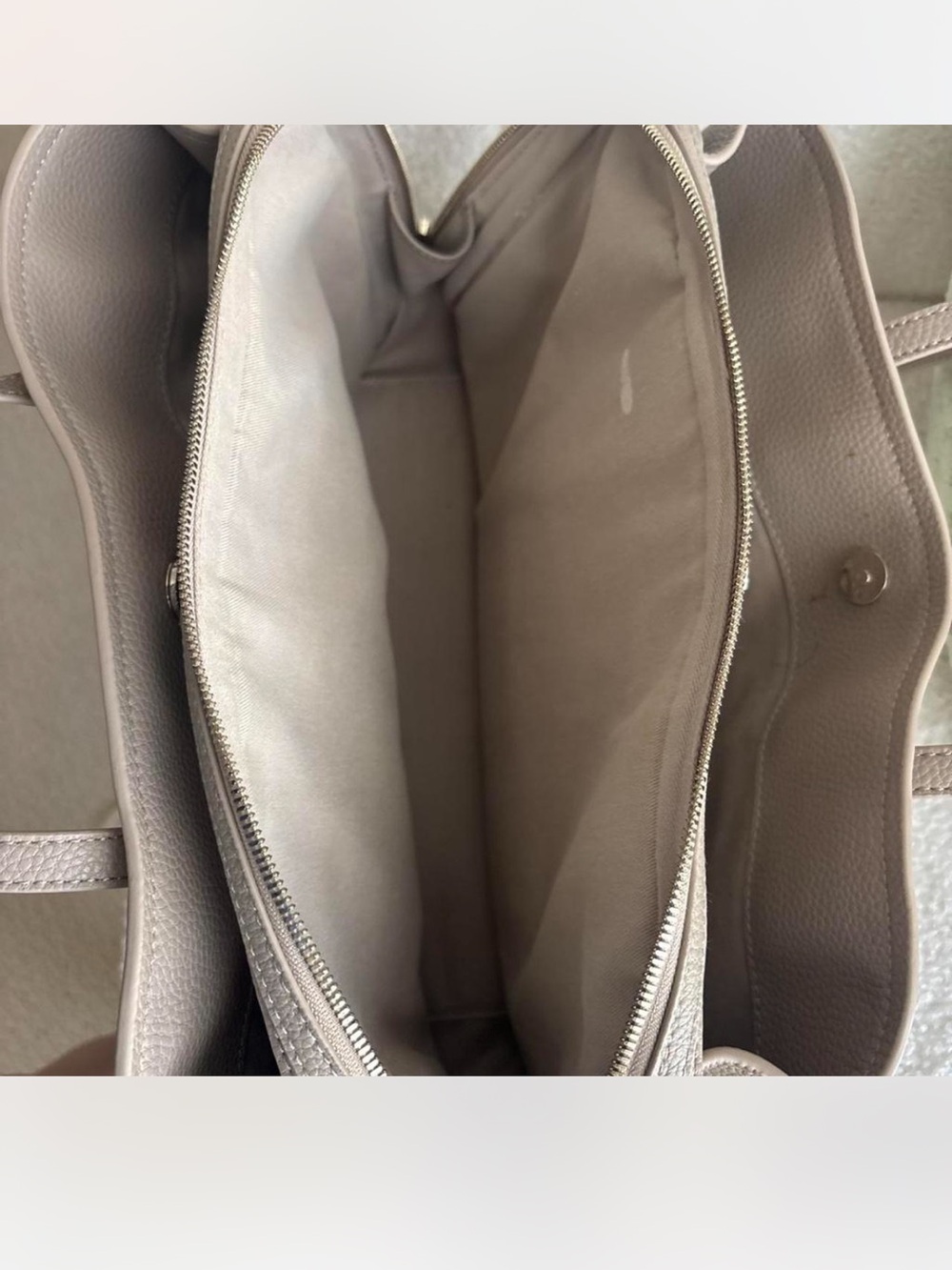 Quince Italian Leather Triple Compartment Work Tote - Picture 8 of 8